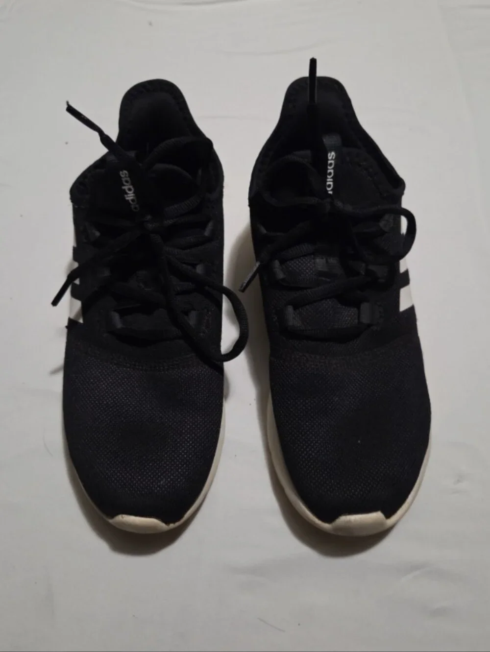 Adidas womens 8.5 black athletic shoes #25
